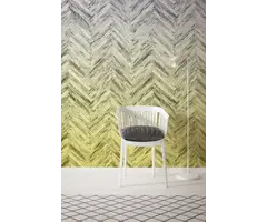 Fotobehang Herringbone Yellow