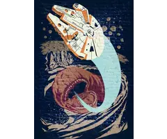 Fotobehang Star Wars – Classic Concrete Asteroid Worm