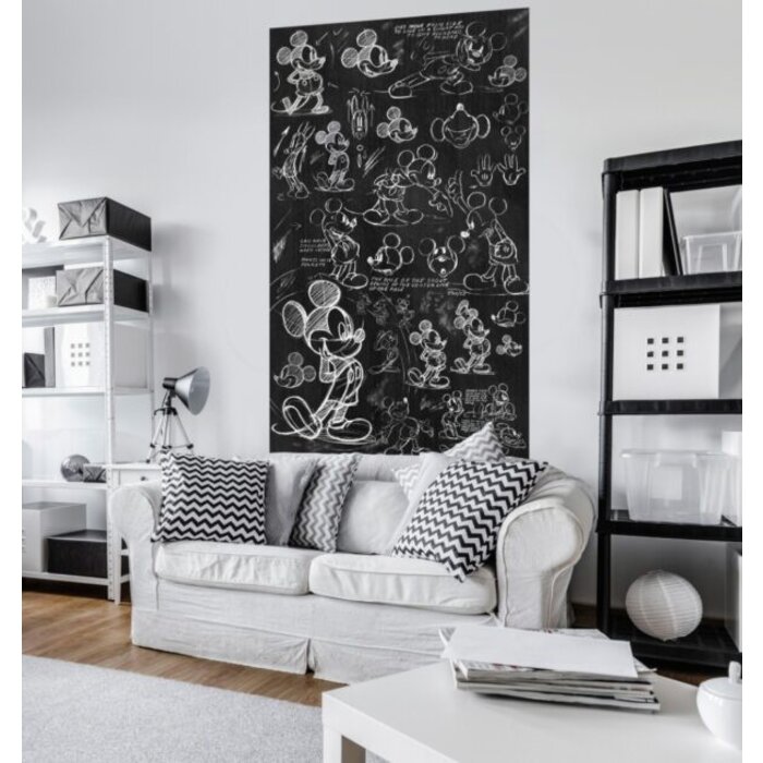 Fotobehang Disney – Mickey Mouse – Chalkboard