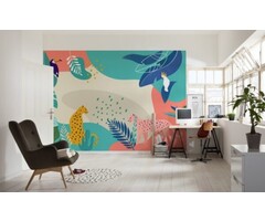 Fotobehang Jungle Rendezvous