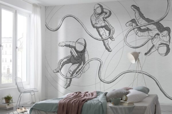 Fotobehang Extraordinary Astronauts