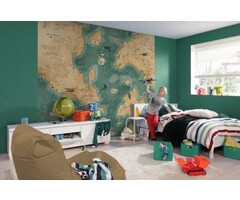 Fotobehang Travel Map