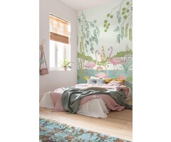 Fotobehang Flamingo
