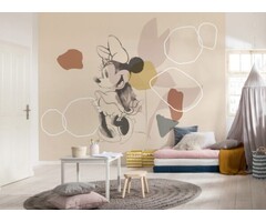 Fotobehang Disney – Minnie Mouse – Soft Shapes
