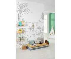 Fotobehang Disney – Winnie the Pooh – Walk