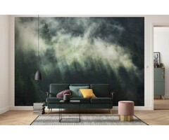 Fotobehang Misty Crowns