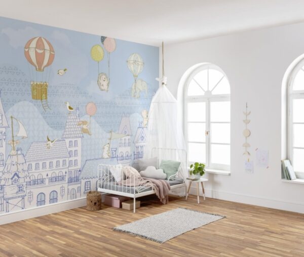 Fotobehang Rooftop Ralley