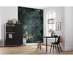 Fotobehang Jungle Night