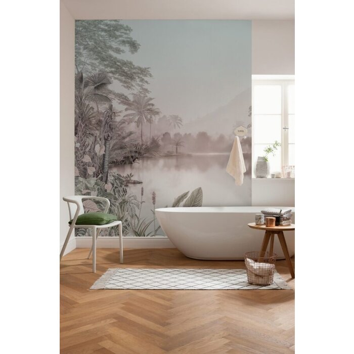 Fotobehang Lac des Palmiers