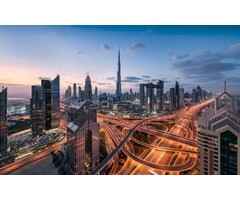 Fotobehang Lights of Dubai