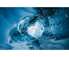 Fotobehang The Eye of the Glacier