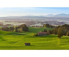 Fotobehang Paradiesisches Bayern