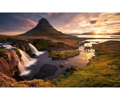 Fotobehang Guten Morgen auf Isländisch