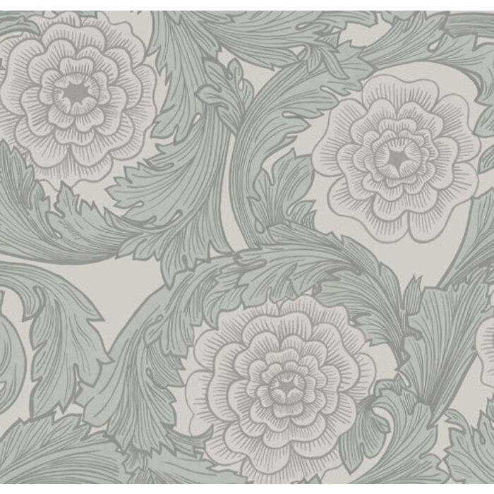 Blomstermala - Rosa Grey