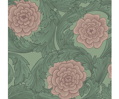 Blomstermala - Rosa Green/pink