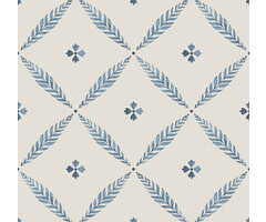 Blomstermala - Henry White/blue