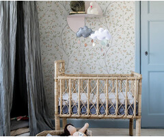 Blomstermala - Hilma Grey/green