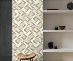 Asperia - Fabric Geo creme/goud