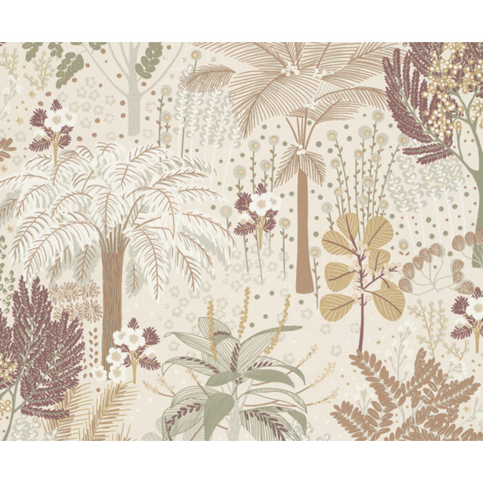 Asperia - Louan beige/groen