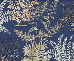 Asperia - Lima donkerblauw/beige