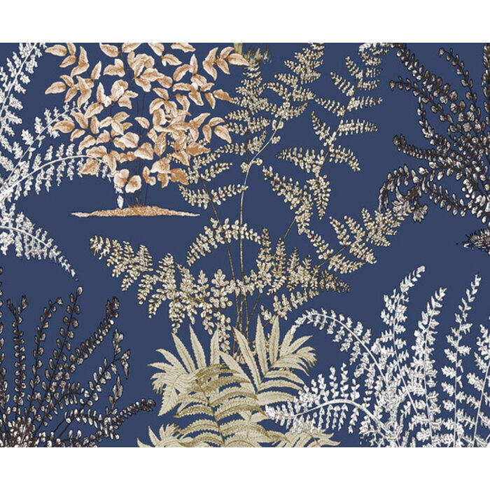 Asperia - Lima donkerblauw/beige