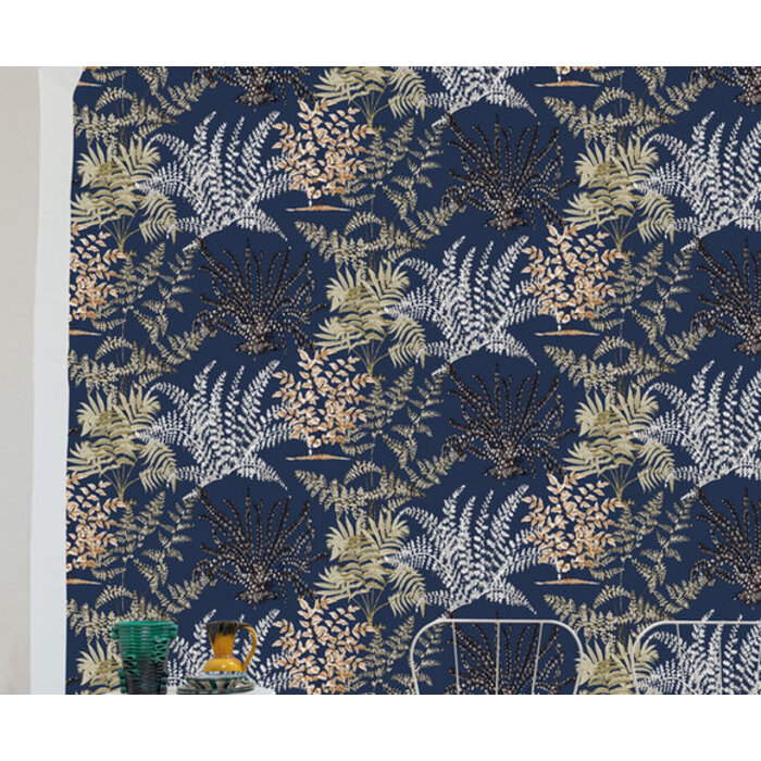 Asperia - Lima donkerblauw/beige