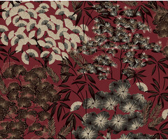 Ciara - Hisae rood/zwart