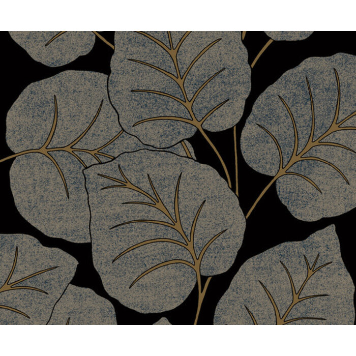 Ciara - Luxor Leaf d.blauw/goud