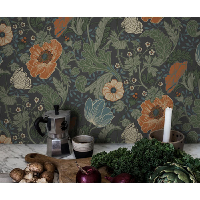 Apelviken - Anemone Black/orange