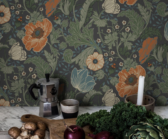 Apelviken - Anemone Black/orange