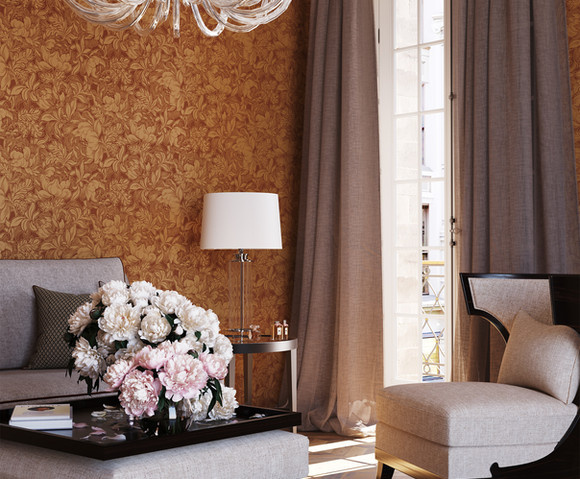 British Heritage 3 - Peonies roodbruin