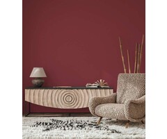 Eenheidsbehang in textiellook - rood