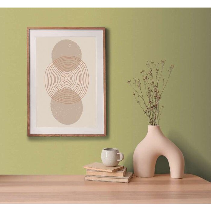 Gewone effen in linnenlook - Groen