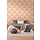 Bloemrijk retro behang met lichte structuur - geel, roze, wit