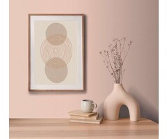 Vliesbehang in effen look - roze