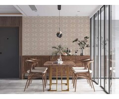 Abstracte Retro Stijlpatronen - Beige, Crème, Grijs