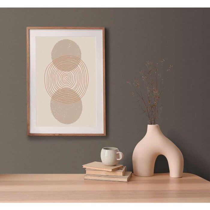 Linnenlook behang in een subtiele stijl - Beige