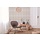 Retro behang met ruitpatroon in zachte kleuren - beige, crème, wit