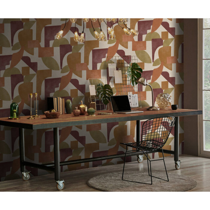 Arboretum - Linnet Burgundy/Orange