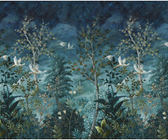 Arboretum - mural Midnight Blue