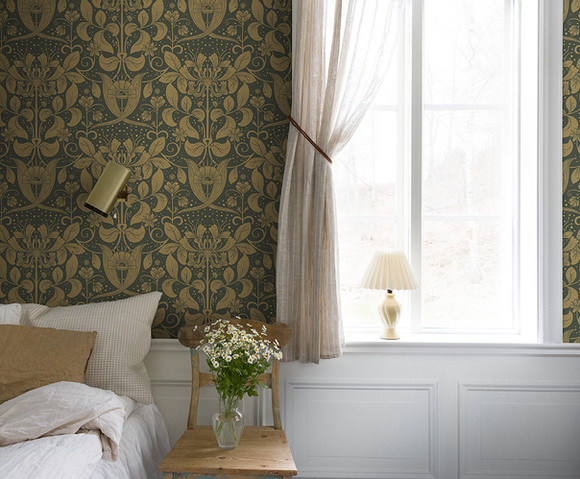 Hjarterum - Berit donkergroen