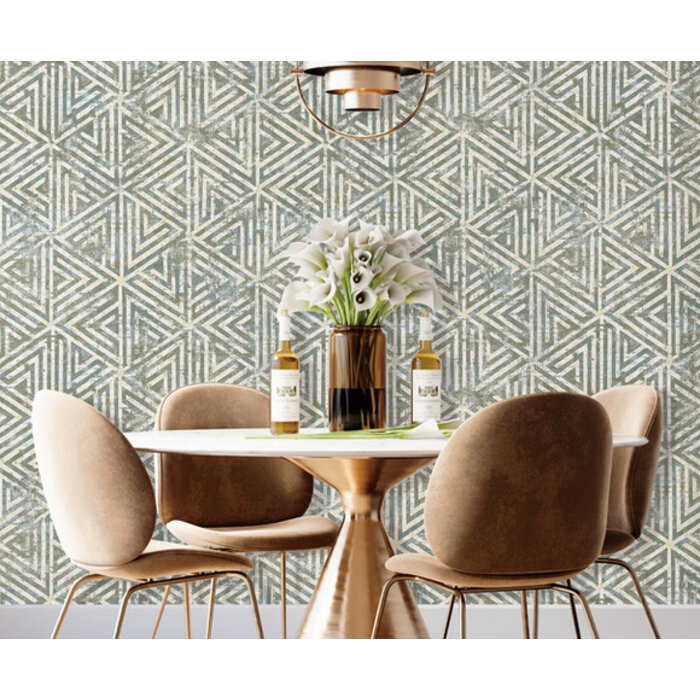 Mosaic - dessin grijs/beige