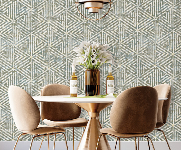 Mosaic - dessin grijs/beige