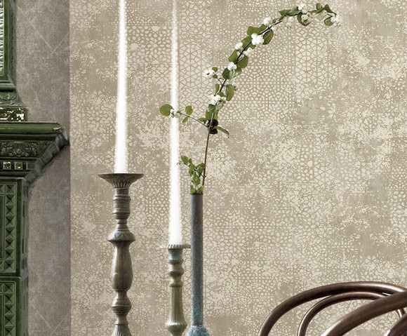 Mosaic - dessin beige