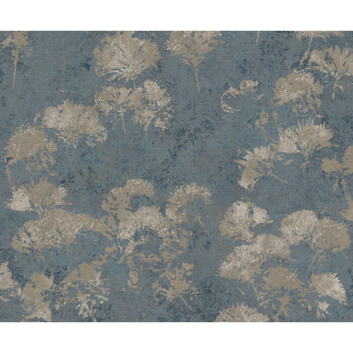 Mosaic - dessin blauw/beige