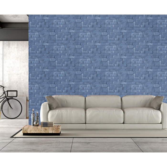 Pop - baksteen blauw