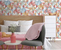 Pop - ruit roze/blauw