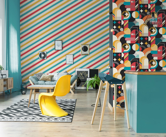 Pop - streep multicolor