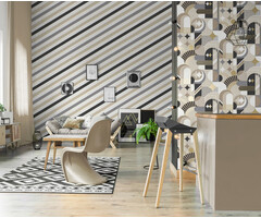 Pop - streep beige/goud