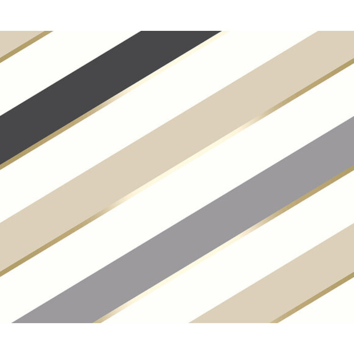 Pop - streep beige/goud